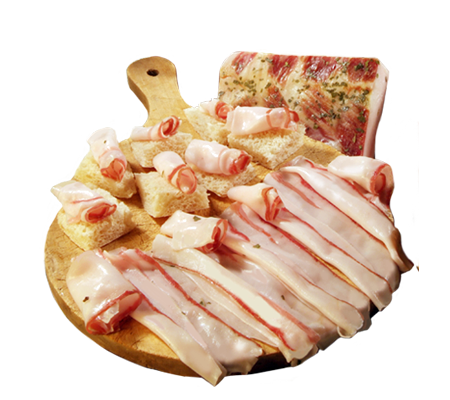 Lardo Stagionato Italiano Gustoumbro 400g | Senza Glutine, Prodotto Tipico Norcineria